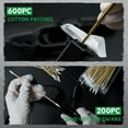 thumbnail image 3 of Gun Cleaning Supplies - Cleaning Patches and Cotton Swabs, 6" Long Cotton Swab & 2" Lint Free Pad - Highly Absorbent, Essential Supplies for Barrel and Bore Care, 3 of 6