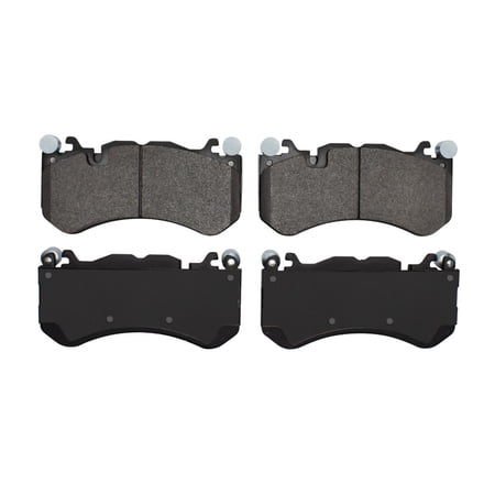 CarLights360 For Mercedes-Benz CLK63 AMG 2008 Disc Brake Pads | Low Metallic Friction Material | 93.2 Millimeters / 3.67 Inches Inner Height | 187.5 Millimeters / 7.38 Inches Inner Width