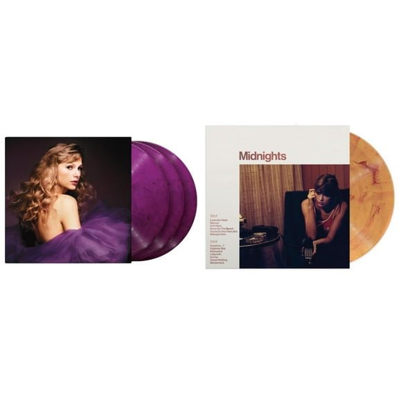 Speak Now (Taylor's Version) (Orchid Marbled Vinyl/3LP) & Midnights (X) (Blood Moon LP Vinyl)