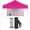 Pink, variant on NULIAM 6x6 ft Pop Up Canopy Tent, Outdoor Small Gazebo with Backpack, Patio Slant Leg with 1 Sidewall, Portable Easy Up (Blue)
