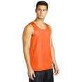 thumbnail image 4 of Classic Men Mesh Reversible Tank Color Deep Orange Size Small, 4 of 8