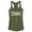 Military Green, variant on Junior's Nintendo Legend of Zelda Link's Awakening Classic Logo  Racerback Tank Top Black Small