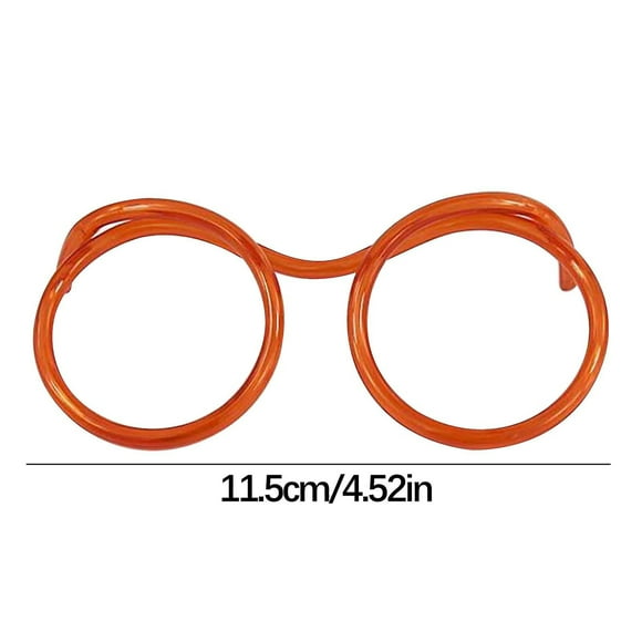 Pajitas para gafas infantiles, divertidas pajitas artísticas para bebidas
