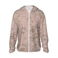 thumbnail image 1 of Vsdgher Chandail à Capuchon pour Adultes à Imprimé Texture Marbre Or Rose, Maillot Dermoprotecteur pour Hommes Femmes, Chandails de Pêche à Manches Longues avec Protection Solaire pour Course Athlétique Natation - X-Grand, 1 of 7