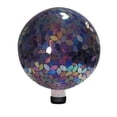 thumbnail image 1 of Alpine Corp GRS122 10 in. Mosaic Gazing Ball - Purple, 1 of 8