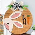 thumbnail image 4 of Cartel Colgante De Conejito De Pascua Letrero colgante de puerta de madera Artesanía Conejito de Pascua Bienvenido Placa de puerta Colgante Decoración (B) Ndcxsfigh Libre de BPA, 4 of 6