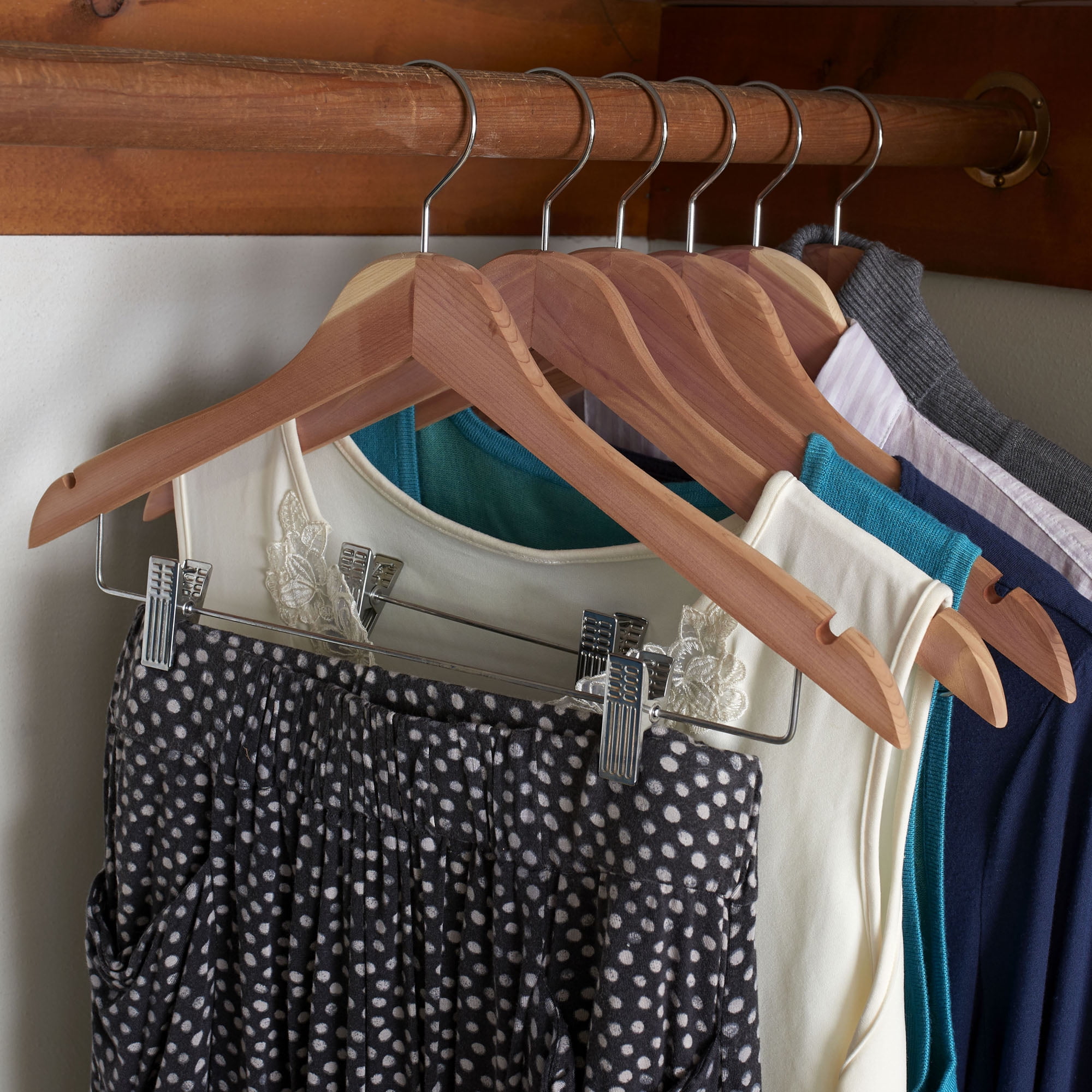 Household Essentials Cedar Garment Hanger, 4Pack