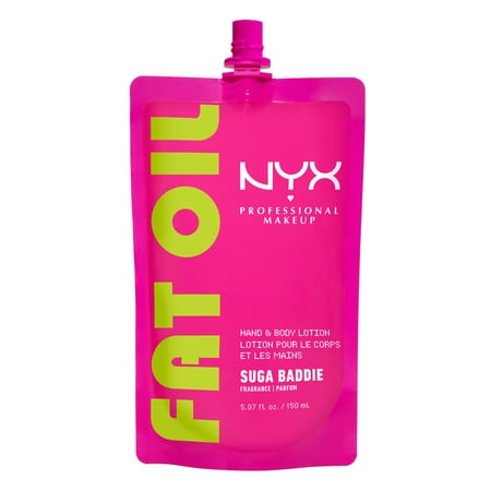 NYX Makeup Fat Oil Body Lotion and Hand Lotion Moisturizer Suga Baddie 5.1 fl oz