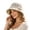 Beige, variant on Men's Wax Hat Floral Hat Sun Protective Wide Brim Travel Casual Beach Hat, One Size