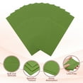 thumbnail image 3 of 100 Pcs Servilletas Desechables con Sensación de Lino y Bolsillos para Cubiertos Incorporados, Servilletas de Papel para Cuchillo y Tenedor Verde Oliva, 3 of 6