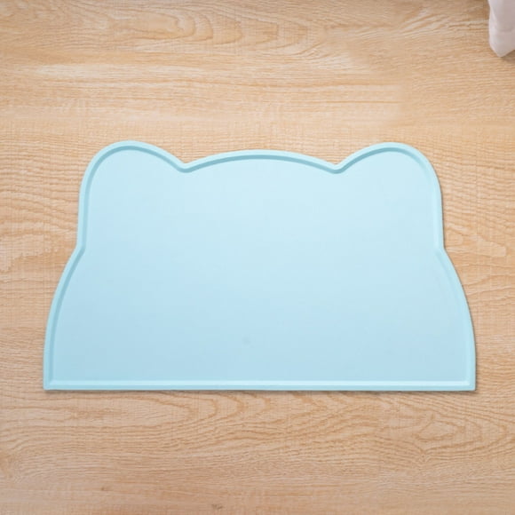Fournitures pour Animaux Tapis de Nourriture pour Chat en Silicone Tapis Sans Bol Tapis d'Alimentation contre les Déversements et Dégâts pour Usage Intérieur
