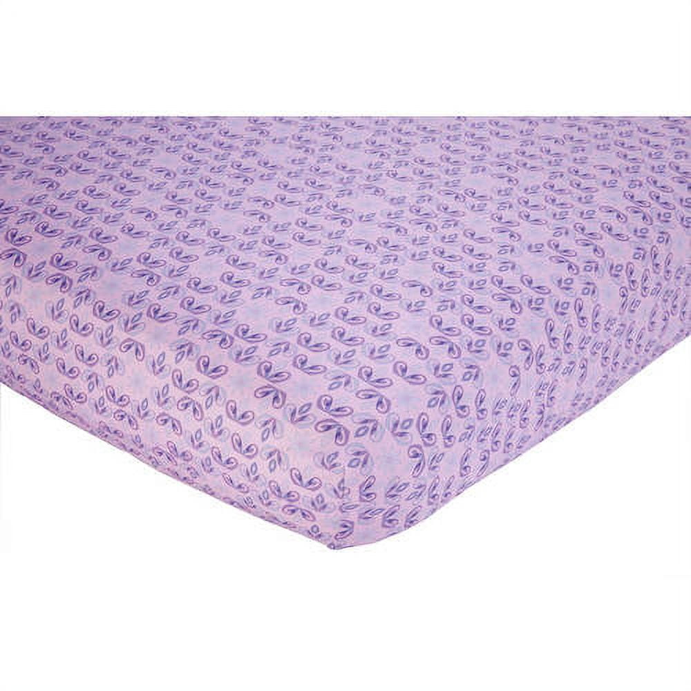 Disney Frozen 4-Piece Unleash the Magic Toddler Bedding Set, Toddler Bed, Purple