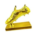 thumbnail image 2 of Guardoinrt Electroplating Process For Football Match Craftsmanship Unique Display Purposes Golden Boot Trophy Award Shoes Crafts gold base 18x17.5x6.5cm, 2 of 6