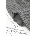 thumbnail image 3 of Women's long-sleeved oversized chunky sweater dress with turtleneck, 3 of 4
