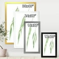 thumbnail image 4 of Designart 'Two Willow Branches On White' Farmhouse Framed Art Print, 4 of 4