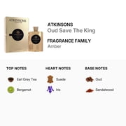 Atkinsons Mens Oud Save The King EDP Spray 3.4 oz Fragrances 8011003867158