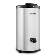 Panda 22lbs Portable Spin Dryer, Stainless Steel Drum, 3200RPM Spin Speed, Gravity Drain, Silver