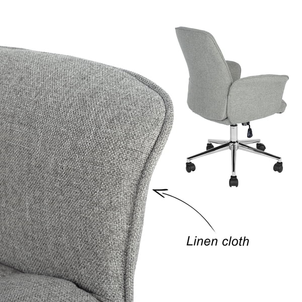 Private Jungle Fabric Executive Chair/ Office Chair Adjustable Computer Chair Task Swivel Chair Armrest and Lumbar Support,Deep Grey Private Jungle Fabric Executive Chair/ Office Chair Adjustable Computer Chair Task Swivel Chair Armrest and Lumbar Support,Deep Grey