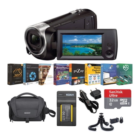 Sony HDR-CX405 1080p Full HD Handycam Camcorder  with Camera Bag and Accessory