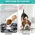 thumbnail image 4 of Dog Mat for Food and Water Absobing Durable Dog Water Mat Floral Botanical Pet Feeding Mat Eco-Friendly Durable Pet Placemat, 4 of 7