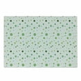 thumbnail image 1 of Green Cutting Board, Polka Dots Rounds on Green Blue Tones Geometric Retro Image, Decorative Tempered Glass Cutting and Serving Board, Small Size, Green Fern Green, by Ambesonne, 1 of 1
