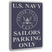 Vintage Signs Metal Wall Decor Plaques Poster US Navy Sailors POnly Tin Sign for Kitchen Patio Shop Beer 12 x 8 inches