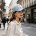thumbnail image 5 of 2026 Marine Life Printed Baseball Cap, Ocean Creatures Embroidery Cap, Garden Morning Baseball Cap,Adjustable Lightweight Casual Soft Cotton Sun Hat for Women, 5 of 7