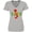 AC-Heather Grey, variant on Inktastic Vietnam Veteran in Green Gold and Red Women's V-Neck T-Shirt
