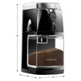 thumbnail image 6 of Chefman Coffee Grinder Electric Burr Mill 8oz Beans Large Hopper Easy One Touch Operation, Cleaning Brush Included Black, 6 of 9