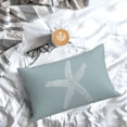 thumbnail image 6 of Coastal Pillow Covers 12x20 Set of 2 Blue Coral Starfish Throw Pillows Nautical Ocean Decorations Summer Linen Beach Pillowcase Outdoor Decor Farmhouse Lumbar Cushion Case for Home Living Room, 6 of 6