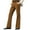 Coffee, variant on WIZUTIZ 70s Disco Pants for Men Dressy Bell Bottom Flat Front Stretch Flare Pants Vintage Disco Dance Western Cowboys Outfits