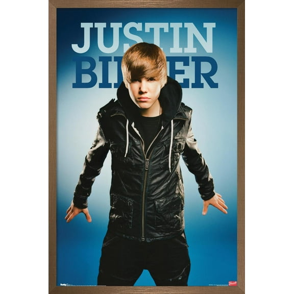 Justin Bieber - Fly Wall Poster, 14.725" x 22.375", Framed