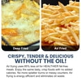 thumbnail image 5 of Compact Electric Hot Air Fryer Oil-Less Healthy Cooker with Timer and Temperature Controls 1000W 2.1 Quart Mint, 5 of 6