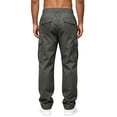 thumbnail image 4 of Resicozy Baggy Wide Leg Cargo Sweatpants for Men Elastic Waist Relaxed Fit Lightweight with Pockets Dark Gray L, 4 of 6