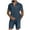 Dark Blue, variant on ZZwxWA Mens Linen Sets 2 Piece Outfits Short Sleeve Button Down Shirts and Beach Shorts Sets Summer Sports Tracksuits Suit Sales