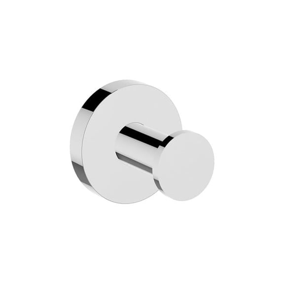 Identity Single Robe Hook, Polished Chrome