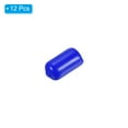 thumbnail image 3 of 10mm Rubber Pool Tip Cover Pool Cue Stick Tip Protector for Billiard Club Snooker Head Guard, Blue, 12 Pack, 3 of 6