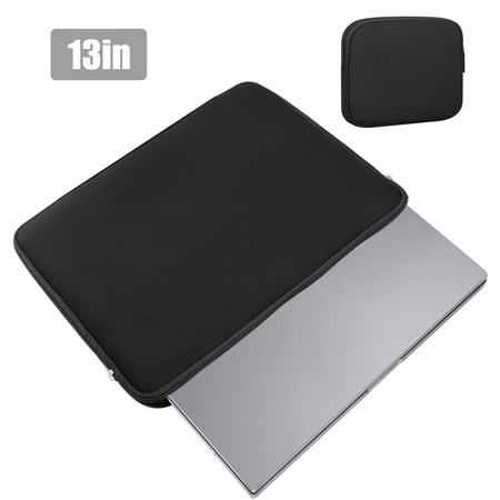 - EEEkit Water Repellent Neoprene Sleeve Bag Cover Compatible 13 15 Inch Laptop+Small Case for Power Adapters, Cables(Black)