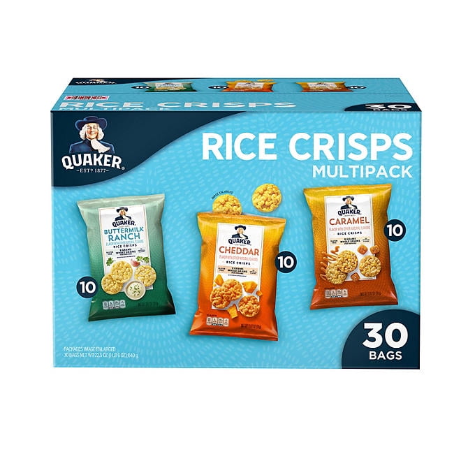 Quaker Rice Crisps Variety Pack (0.91 oz., 30 pk.) - Walmart.com