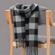thumbnail image 3 of Bufanda a cuadros para hombre de otoño e invierno, borla de cachemira a cuadros, bufanda para hombre para padres e hijos, 3 of 6