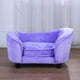 thumbnail image 2 of Sofá cama para mascotas Getifun terciopelo con cojín extraíble lavable para perros pequeños y gatos morado, 2 of 5