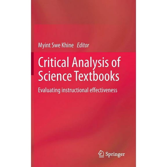 Critical Analysis of Science Textbooks: Evaluating Instructional Effectiveness, (Hardcover)