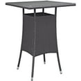 thumbnail image 3 of Modway Convene 5 Piece Outdoor Patio Pub Set in Espresso Orange, 3 of 4
