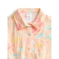 thumbnail image 2 of Disney Moana Girls Printed Button Up Shirt, Sizes 4-16, 2 of 3
