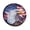 Bald Eagle American Flag, variant on AEOI Bald Eagle Flying Over Snow Mountain American Flag Spare Tire Cover, Patriotic USA Eagle Sunburst Wilderness Wheel Protector, Waterproof Dustproof Tire Cover for SUV RV Camper 14 Inch