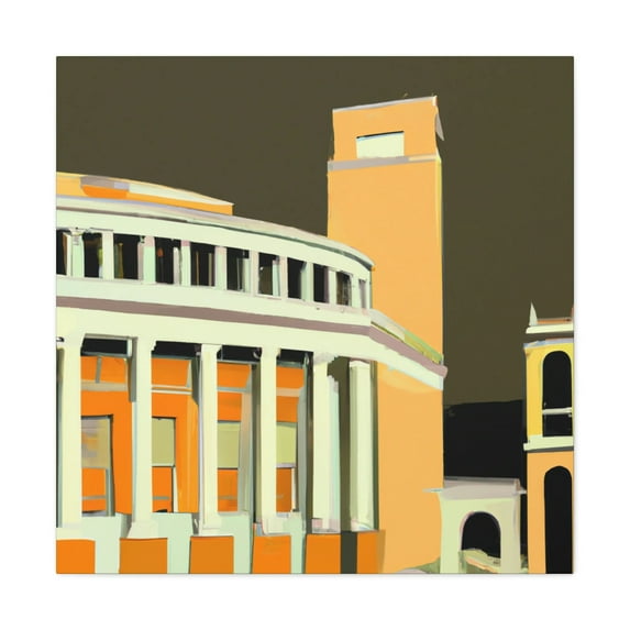 International Style Splendor - Canvas