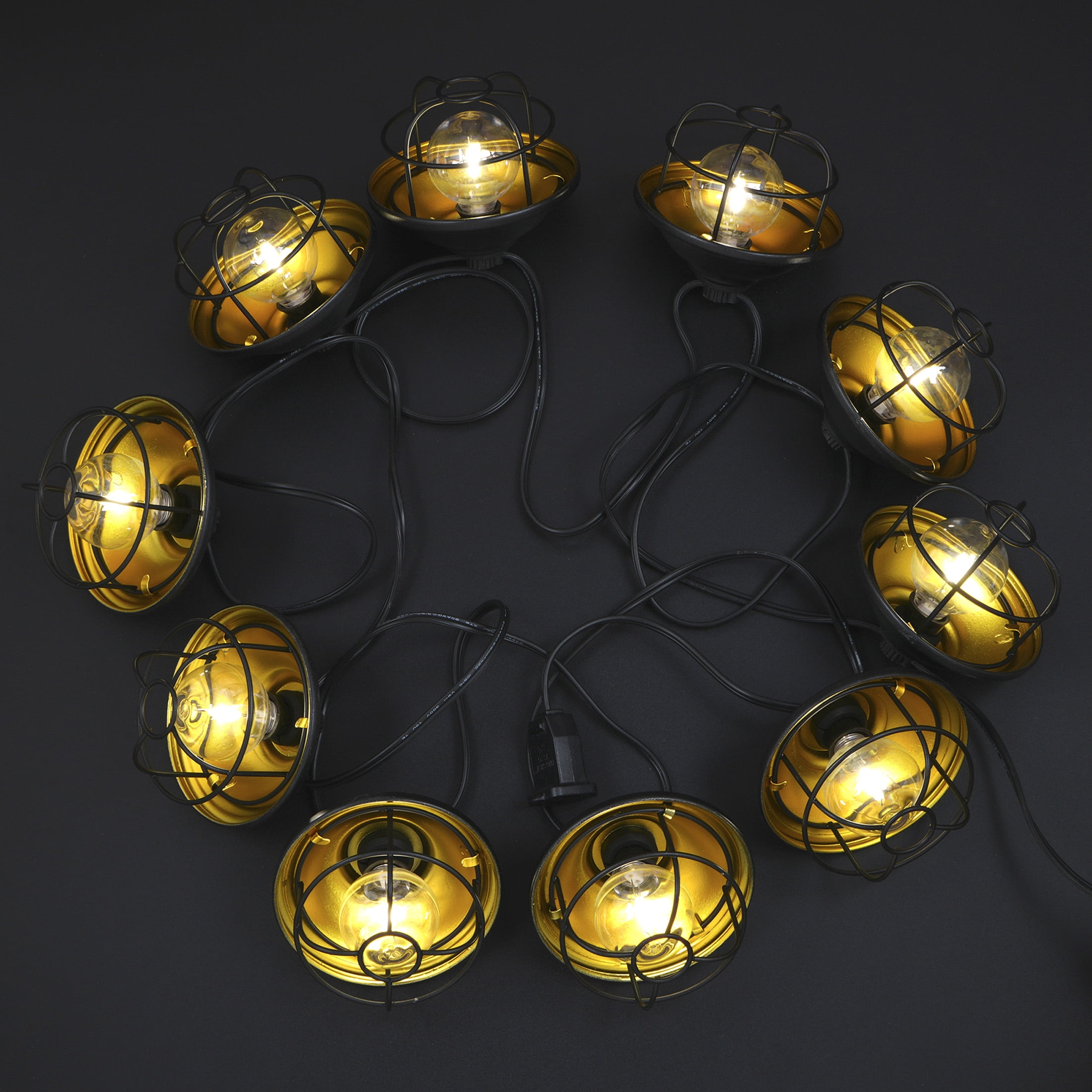 10ct. Warm White LED Café Sting Lights by Ashland® - Outdoor String Lights for Summer