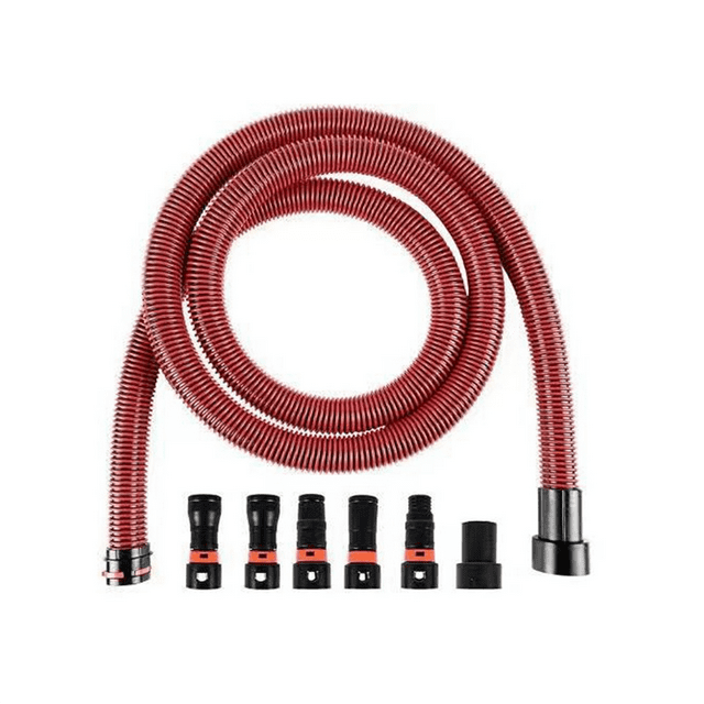 Dust Collection Hose Kit for Home and Shop Vacuums System with 6 Adapters of Woodworking Power Tool and Sander 500cm