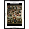 thumbnail image 5 of Art.com Fifteen Mysteries and the Virgin of the Rosary Art Print by Goswyn van der Weyden, Black Frame Wall Art, 17" x 23", 5 of 5