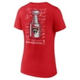 thumbnail image 3 of Women's Fanatics Red Florida Panthers 2025 Stanley Cup Champions Signature Roster V-Neck T-Shirt, 3 of 3